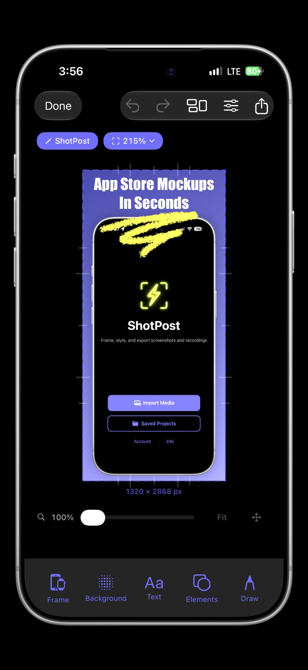 ShotPost app screenshot