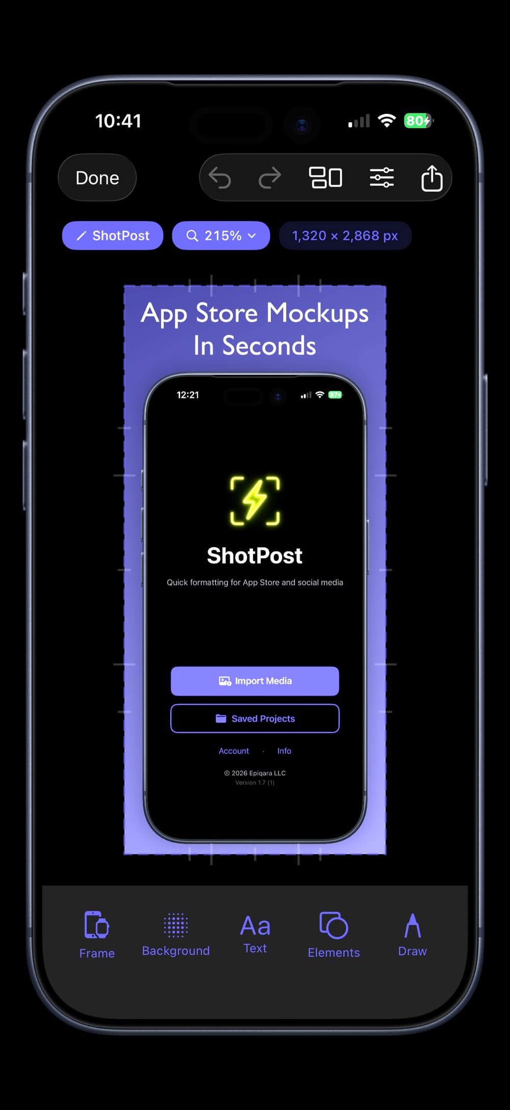 ShotPost app screenshot